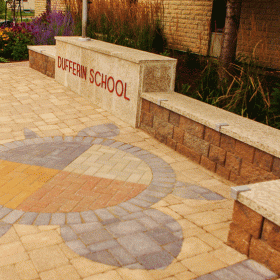 Commercial | Dufferin School | B. Rocke Landscaping | Winnipeg, Manitoba