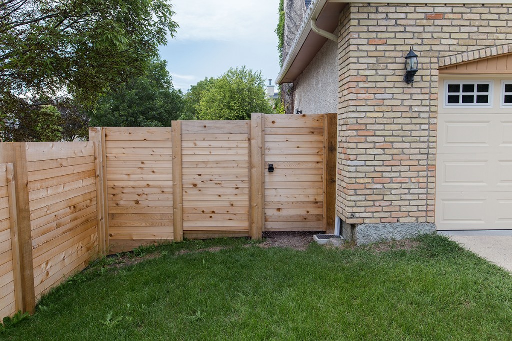 Cedar Privacy Fence 2 | B. Rocke Landscaping | Winnipeg, Manitoba